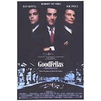 Robert De Niro Autographed 27" x 40" Goodfellas Full-Size Movie Poster