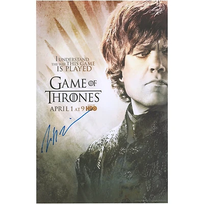 Peter Dinklage Game of Thrones Autographed 11" x 17" Tyrion Character Movie Poster