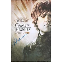 Peter Dinklage Game of Thrones Autographed 11" x 17" Tyrion Character Movie Poster