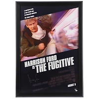 Harrison Ford The Fugitive Framed Autographed Full Sized Movie Poster