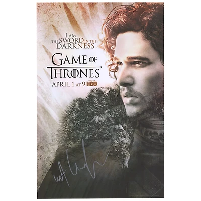 Kit Harington Game of Thrones Autographed 11" x 17" Poster