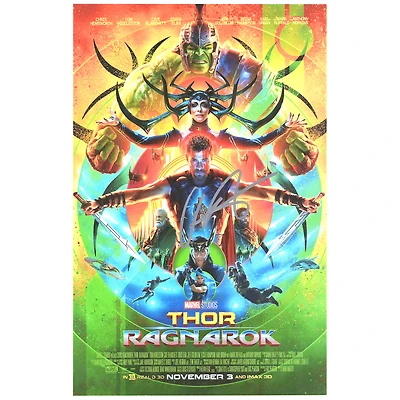 Chris Hemsworth Thor: Ragnarok Autographed 11" x 17" Movie Poster
