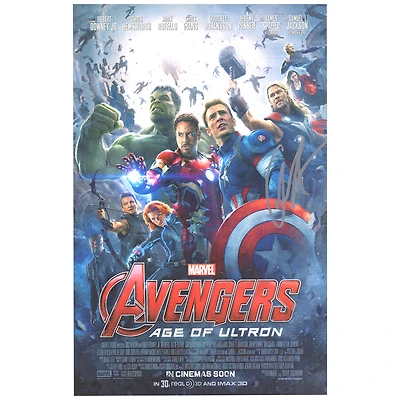 Chris Hemsworth The Avengers: Age of Ultron Autographed 11" x 17" Movie Poster
