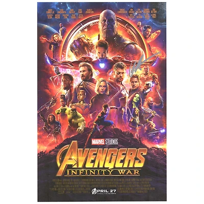Chris Hemsworth The Avengers: Infinity War Autographed 11" x 17" Movie Poster