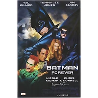 Val Kilmer Batman Forever Autographed 11 x 17 Movie Poster