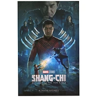 Simu Liu Autographed Shang-Chi and the Legend of the Ten Rings 11" x 17" Movie Poster