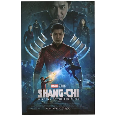 Simu Liu Autographed Shang-Chi and the Legend of the Ten Rings 11" x 17" Movie Poster