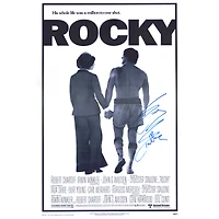 Sylvester Stallone Rocky Autographed 24" x 36" Movie Poster