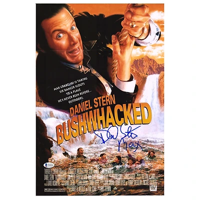 Daniel Stern Bushwhacked Autographed 12" x 18" Movie Poster with "Max" Inscription - Beckett
