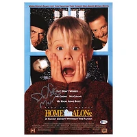 Daniel Stern Home Alone Autographed 12" x 18" Movie Poster with "Marv" Inscription - Beckett