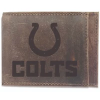 Brown Indianapolis Colts Bifold Leather Wallet