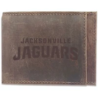 Brown Jacksonville Jaguars Bifold Leather Wallet