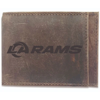 Brown Los Angeles Rams Bifold Leather Wallet
