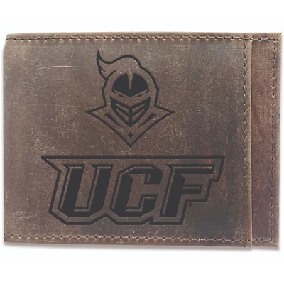 Brown UCF Knights Bifold Leather Wallet