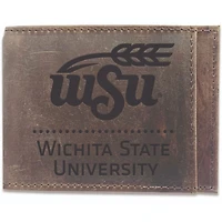Brown Wichita State Shockers Bifold Leather Wallet