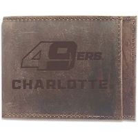 Brown UNC Charlotte 49ers Bifold Leather Wallet