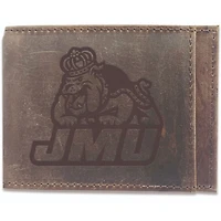 Brown James Madison Dukes Bifold Leather Wallet