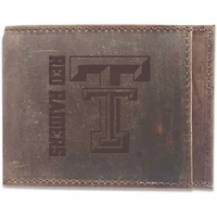 Brown Texas Tech Red Raiders Bifold Leather Wallet