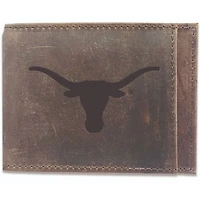 Brown Texas Longhorns Bifold Leather Wallet