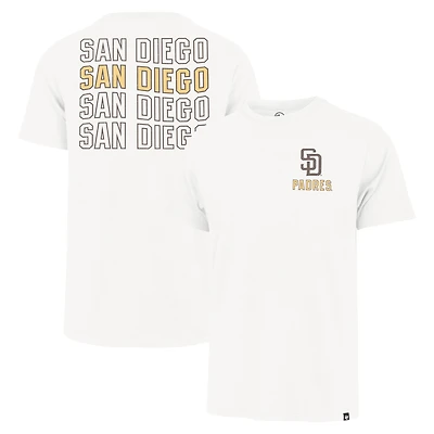 Men's '47 Cream San Diego Padres Hang Back Franklin T-Shirt