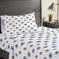 Green Bay Packers Three-Piece Twin Sheet Set