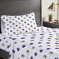 Minnesota Vikings Three-Piece Twin Sheet Set