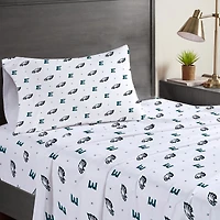 Philadelphia Eagles Three-Piece Twin Sheet Set