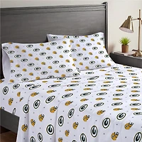 Green Bay Packers Four-Piece Full Sheet Set