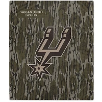 San Antonio Spurs 50" x 60" Mossy Oak Flannel Fleece Blanket