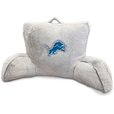 Detroit Lions Faux Fur Logo Backrest