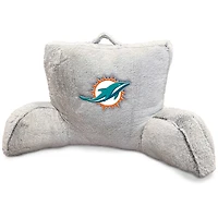Miami Dolphins Faux Fur Logo Backrest