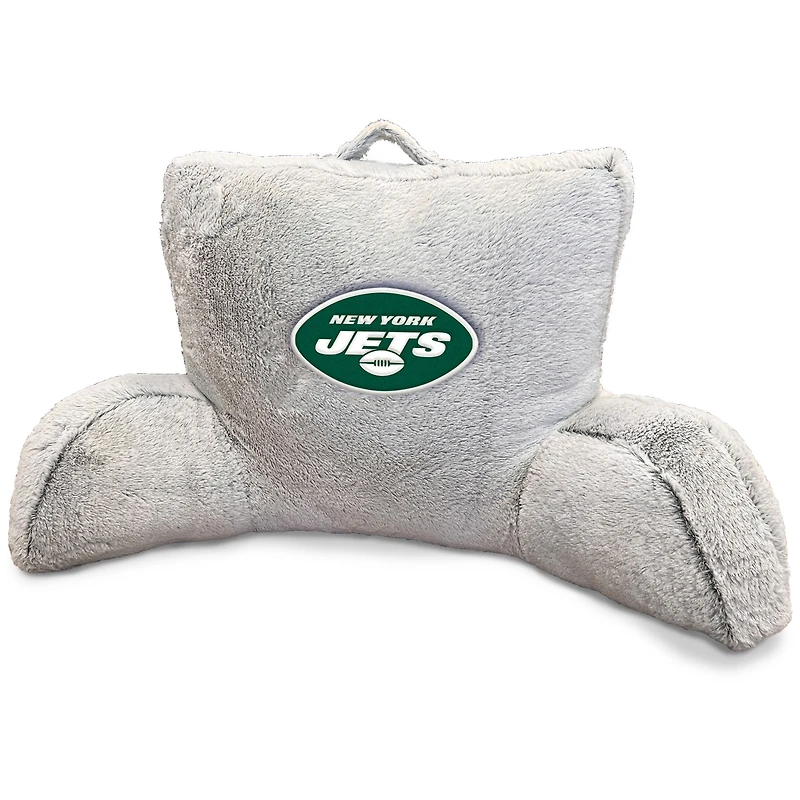 New York Jets Faux Fur Logo Backrest