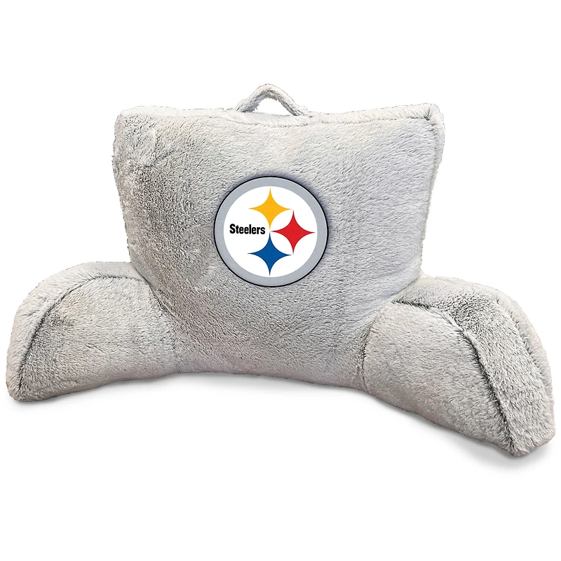 Pittsburgh Steelers Faux Fur Logo Backrest