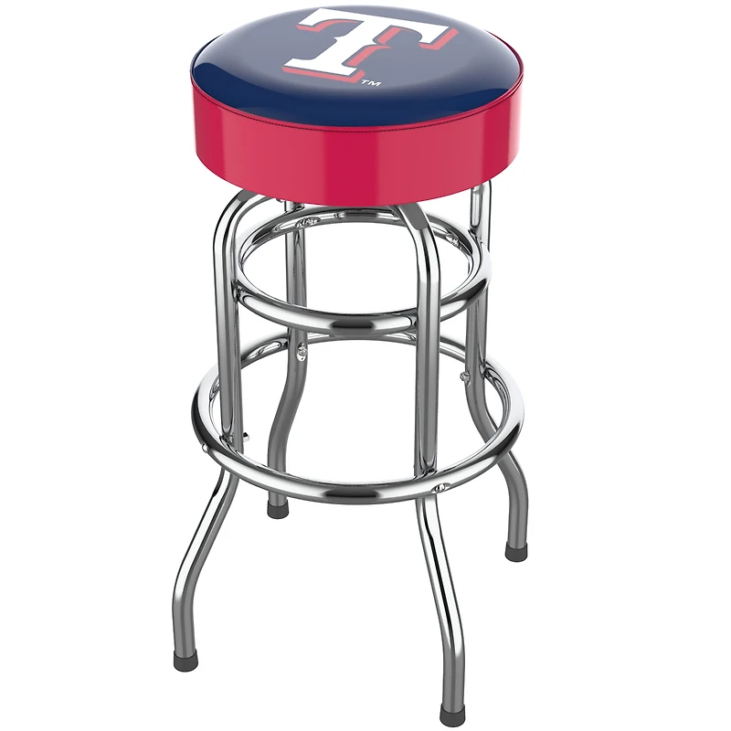 Imperial Texas Rangers Team Chrome Bar Stool