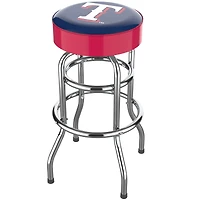 Imperial Texas Rangers Team Chrome Bar Stool