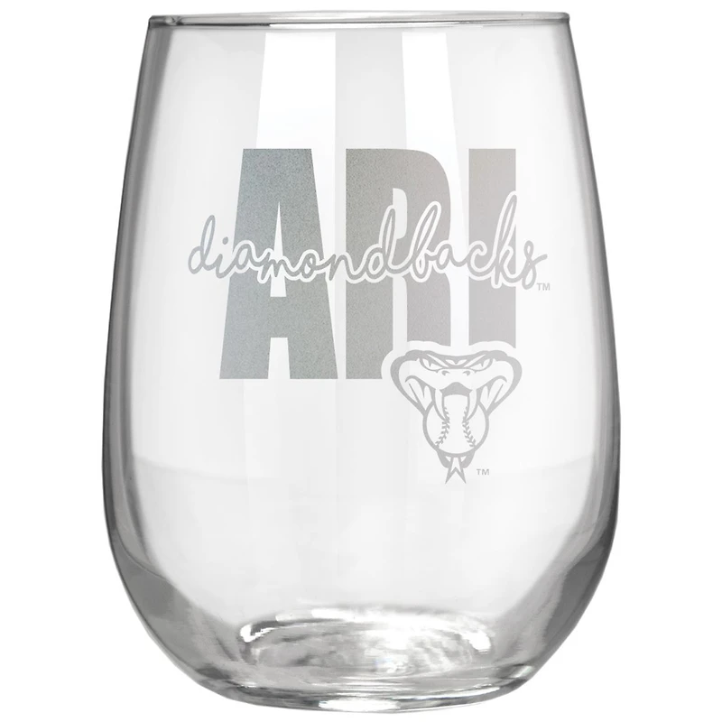 Arizona Diamondbacks Etched 17oz. City Stemless Wine Glass