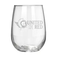 Ottawa Senators Etched 17oz. Rally Cry Stemless Wine Glass