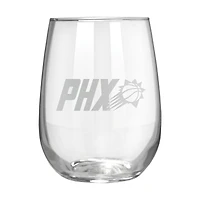 Phoenix Suns Etched 17oz. Rally Cry Stemless Wine Glass