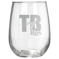 Tampa Bay Rays Etched 17oz. City Stemless Wine Glass