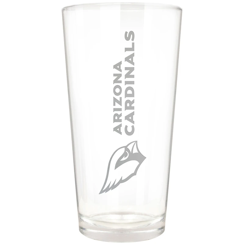 Arizona Cardinals Etched 16oz. Vertical Rally Cry Pint Glass