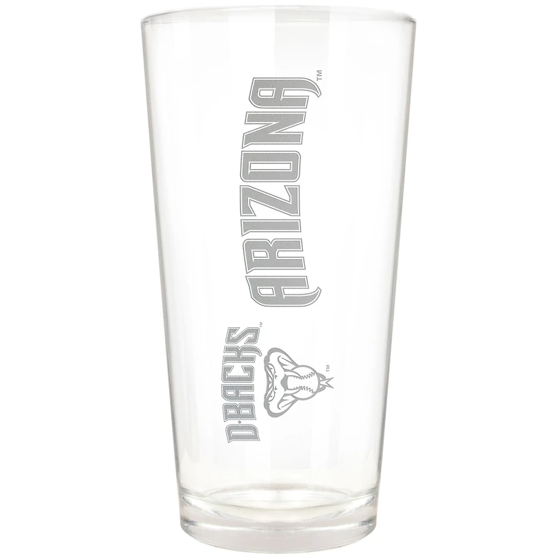 Arizona Diamondbacks Etched 16oz. Vertical Rally Cry Pint Glass