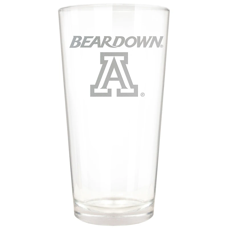 Arizona Wildcats Etched 16oz. Rally Cry Pint Glass