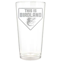 Baltimore Orioles Etched 16oz. Rally Cry Pint Glass