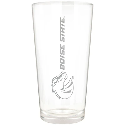 Boise State Broncos Etched 16oz. Vertical Rally Cry Pint Glass