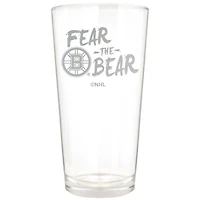 Boston Bruins Etched 16oz. Rally Cry Pint Glass