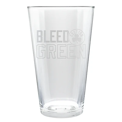 Boston Celtics Etched 16oz. Rally Cry Pint Glass