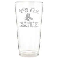 Boston Red Sox Etched 16oz. Rally Cry Pint Glass