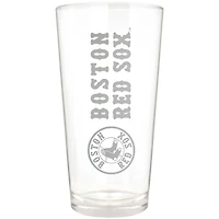 Boston Red Sox Etched 16oz. Vertical Rally Cry Pint Glass