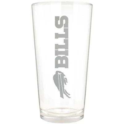 Buffalo Bills Etched 16oz. Vertical Rally Cry Pint Glass