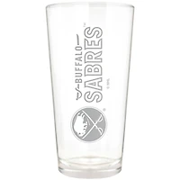Buffalo Sabres Etched 16oz. Vertical Rally Cry Pint Glass